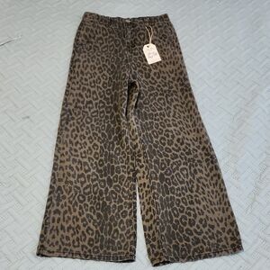Leopard Print Kids Jeans